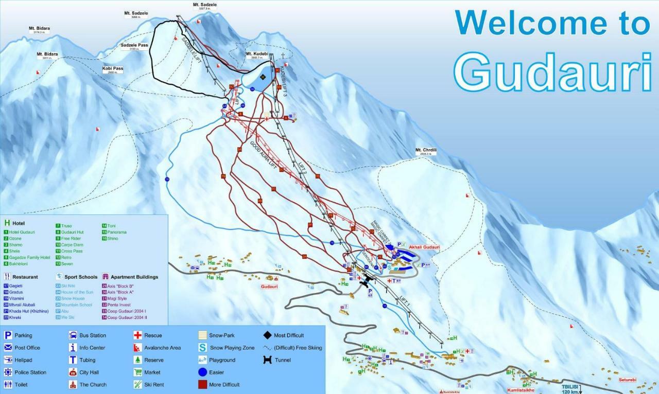 2-room Apartment GVC Vista Gudauri 17- Near Ski Lift Exteriör bild